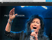 Tablet Screenshot of pattypeterson.com